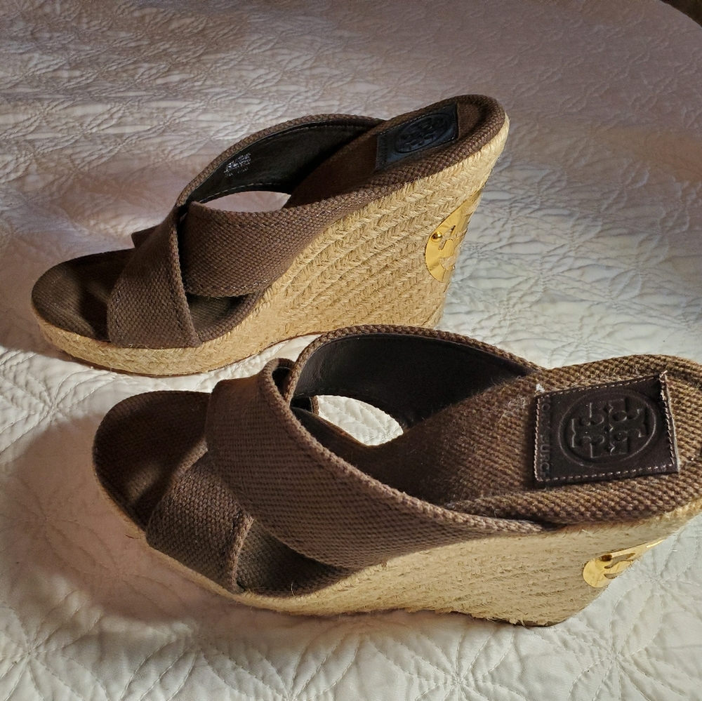 Tory Burch  Espadrille Wedge Sandals